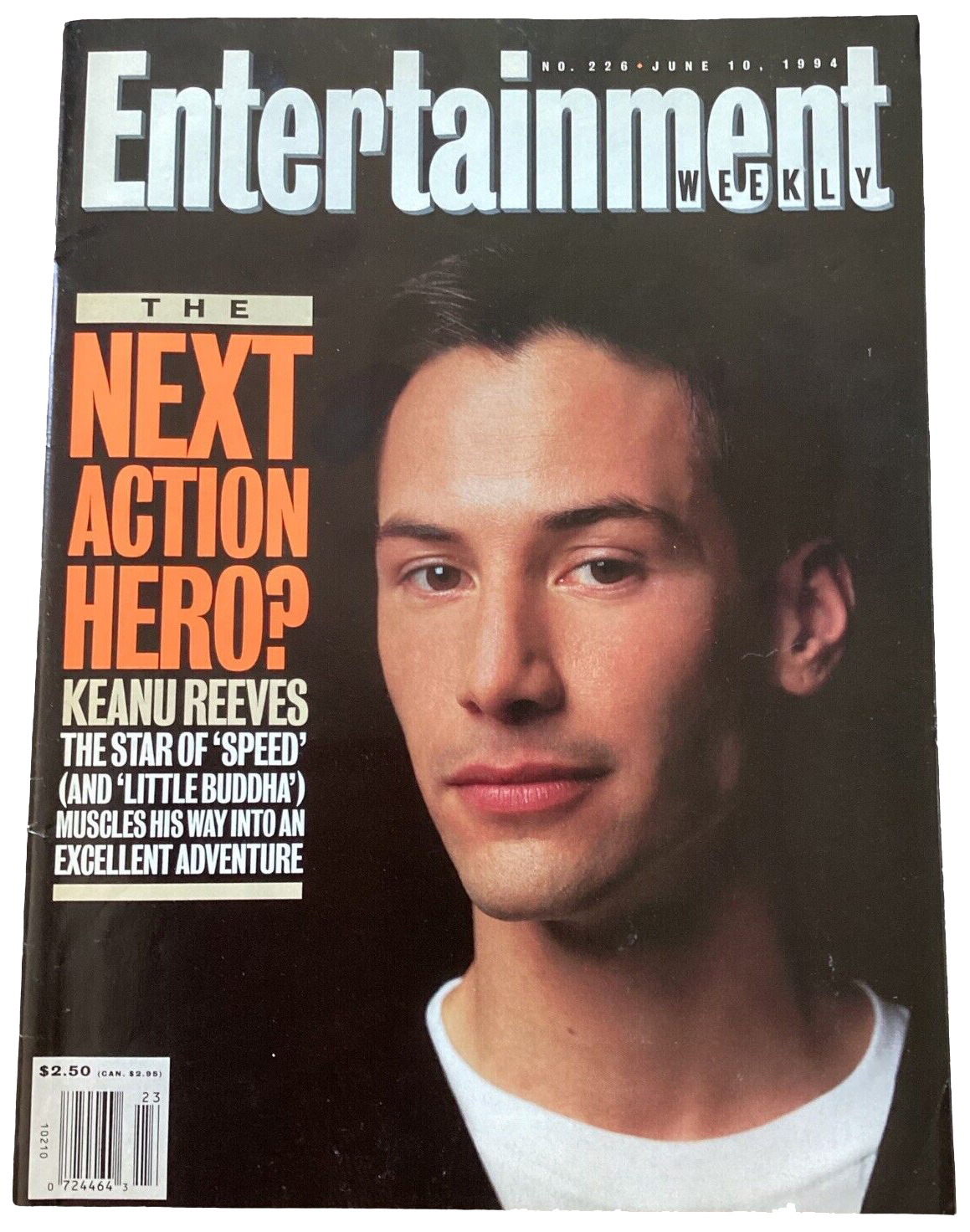 Keanu Reeves Entertainment Weekly June 10 1994