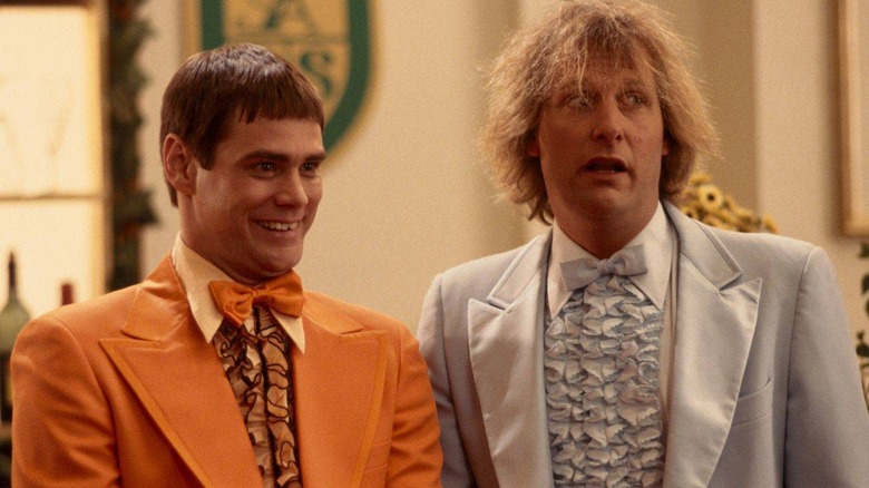 Jim Carrey and Jeff Daniels in Dumb and Dumber