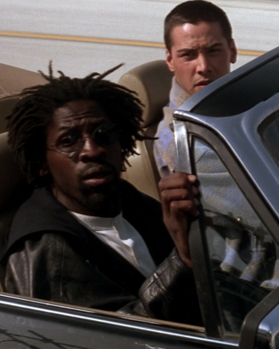 Glenn Plummer and Keanu Reeves in Speed